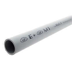 Tube d'évacuation PVC gris NF 4,00 M
