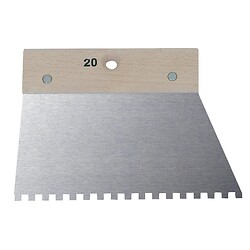 Spatules grosse denture pour encollage du carrelage