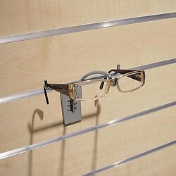 Porte-lunettes pour panneaux rainurés