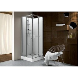 Cabine de douche carrée à portes coulissantes Kara
