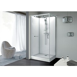 Cabine de douche rectangulaire à porte pivotante Kara