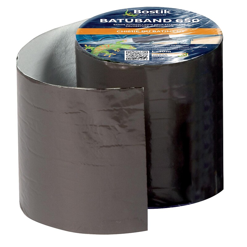 Bande mousse 20x3 polyéthylène adhésive anthracite film silicone -  Accessoires Couvertures et Bardages par Faynot