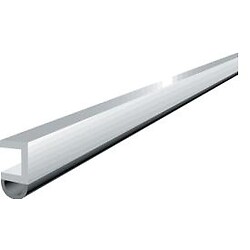 Profil d'encadrement de porte en PVC avec joint PVC souple type PTS - N