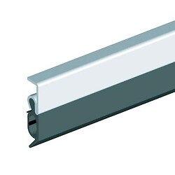 Profils d'encadrement de porte en aluminium avec lèvre PVC souple type Elro XL