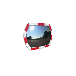 Miroir rectangulaire polycarbonate pour voie privée