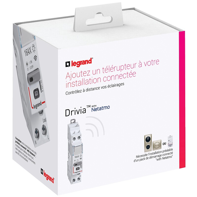 Contacteur modulaire pour installation connectée - Drivia with Netatmo  LEGRAND