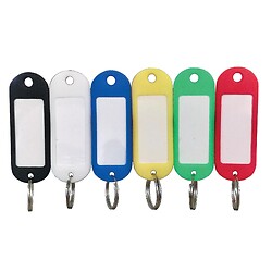 Porte-clés à étiquette coloris unique CAVALLO