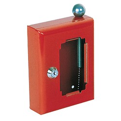 Boîte à clé - fermeture à barillet pour sécurité incendie