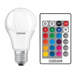 Lampe LED RGB avec télécommande E27