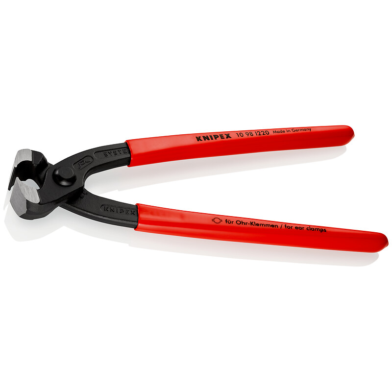 Клещи для хомутов. Knipex KN-1098i220. Клещи Knipex KN-1098i220. Клещи для хомутов с ушками Knipex. Хомутов Knipex KN-1098i220.