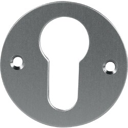 Rosace emboutie clé I aluminium Ø 46 mm