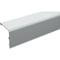 Bandeau en aluminium simple voie 11163/300 longueur 3m pour rail volets coulissants Win-Slide R