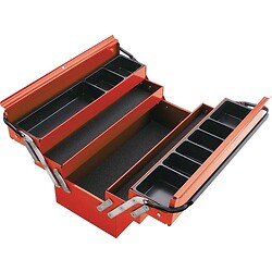 Boîte à outils vide métallique 5 cases SAM-590-PBV