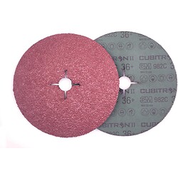 Disque abrasif support fibre 3M™ Cubitron™ II 982C