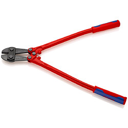 Coupe-boulons 610mm - Poignées bi-matière - Mâchoires haute dureté 62 HRC - Tampon amortisseur de choc
