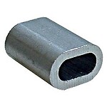 Manchon aluminium pour câble galva Ø 5mm sachet de 10 pièces
