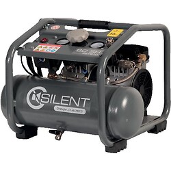 Compresseur d'air électrique à pistons silencieux sans huile 6 litres 0,75 CV - Silent 6 C SH