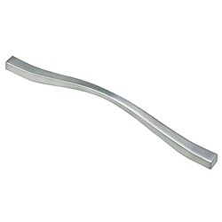 Poignée Fluid 6822 zamak, entraxe 192/224 mm, longueur 236 mm, finition nickelé brossé