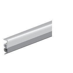 Profils d'encadrement de porte en aluminium avec lèvre PVC souple type Elro