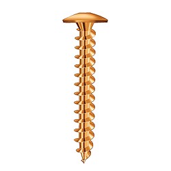 Coffret de 450 vis de penture empreinte Torx acier zingué bichromaté entièrement filetées Wandel