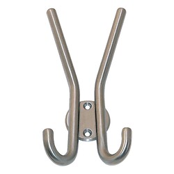 Patère 2 têtes inox 304