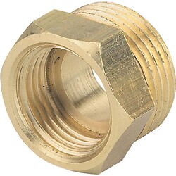Mamelon laiton M/F brut 33x42 (1"1/4)