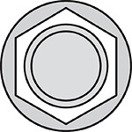 empreinte_tete_hexagonale_avec_embase