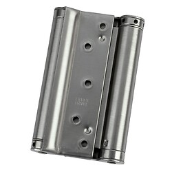 Charnière à ressort double action inox numéro 29 hauteur lames 75 mm