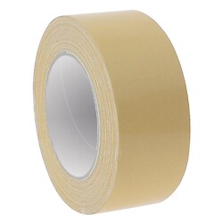 Ruban adhésif double face Ar Men, tissu multi-usages, blanc, largeur 50 mm, longueur 25 m
