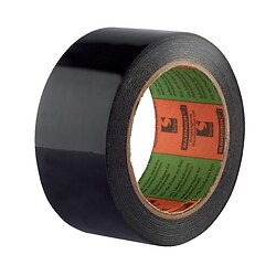 Adhésif de protection extérieur 2994 en polyéthylène d'huiserie aluminium, coloris noir, largeur 50 mm, longueur 33 m