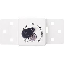 Diskus Integral Porte Arriere blanc + Cadenas 20 Blister