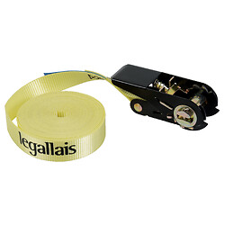 Sangle d'arrimage polyester à cliquet Cancale largeur 25 mm longueur 5 m