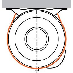 Kit de cerclage pour chauffe-eaux horizontal de 75 à 200 litres Atlantic 009115