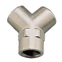 Raccord Y égal femelle, filetage femelle 1/2 pouce gaz