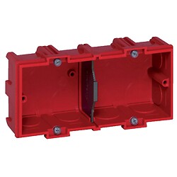Boîte monoposte Batibox maçonnerie carrée associable profondeur 40 mm