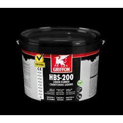 Enduit de protection universel HBS-200® caoutchouc liquide pour étanchéifier à l'eau et à l'air pot de 1l