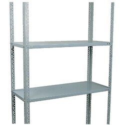 Cornières plates époxy gris aluminium, épaisseur 1,5 mm, section 27x27 mm, longueur 3 m