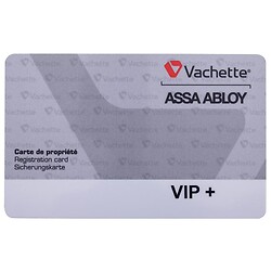 Cylindre double à bouton VIP+ varié en 30 x 30