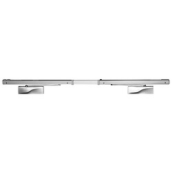 Bloc compact de sécurité BCS 2000/2 ajustable avec ferme porte IS 65 deux vantaux 950 mm force 3 gris alu