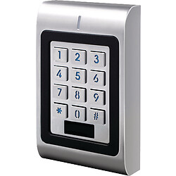Clavier à code/badge à façade rétro éclairée type K1-SPE