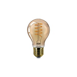 Lampe LED A60 filament E27 ambré