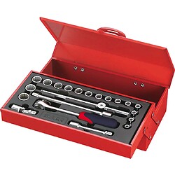 Coffret 21 outils 1/2'' 12 pans en mm - 75-s21a