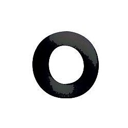 Boite de 50 rondelles de calage Ø14 mm épaisseur 3 mm en PVC noir