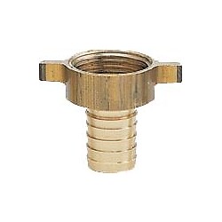 Raccord d'arrosage 2 pièces à oreilles diamètre 26x34 mm pour tuyau diamètre intérieur 19 mm