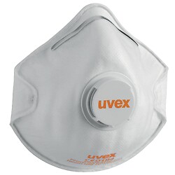 Masques de protection respiratoire coque uvex silv-air c 2210 FFP2 avec soupape