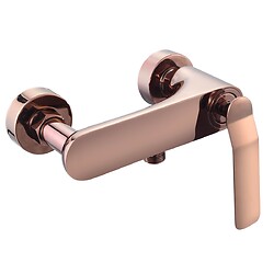 Mitigeur de douche mural Addict gold rose