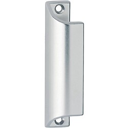 Poignée de tirage profilée aluminium finition argent F1
