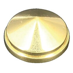 Cache-vis tête diamant, laiton, diamètre 20 mm, sachet de 25 pièces