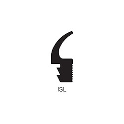 Joint ISL pour seuils menuiserie bois caoutchouc noir rouleau de 70 m