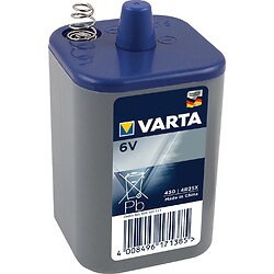 Pile Varta saline 4R25 Saline plastique 6V 7,5Ah